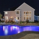 An outdoor in ground custom pool